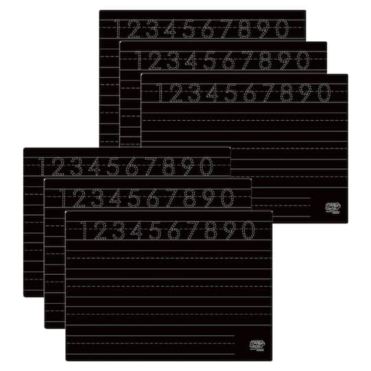 The Pencil Grip 2-Sided Numbers & Shapes Activity Playmats, 6ct.